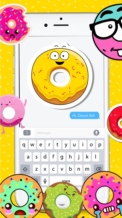 Animated Funny Donut Stickers screenshot 3