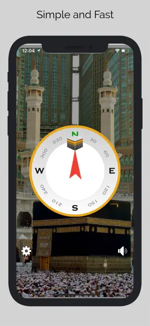 Imatge 1 Qibla Compass - اتجاه القبلة iphone