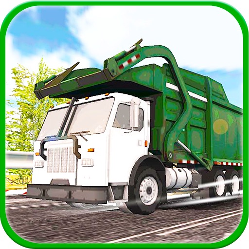 City Dump Garbage Truck Driver icon