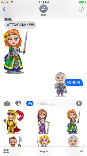 Medieval Knights Stickers(圖3)-速報App