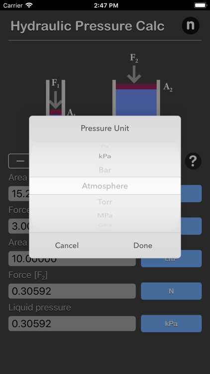 Hydraulic Pressure Calculator screenshot-4