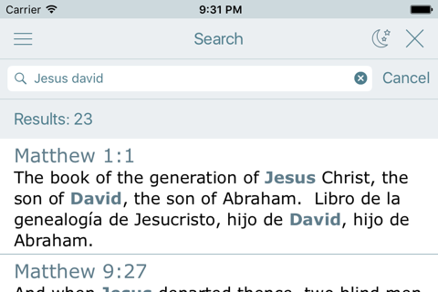 Spanish English Bible - Biblia screenshot 4