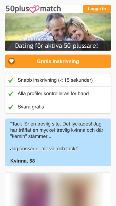 50PlusMatch.seのおすすめ画像1