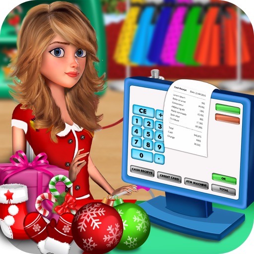 Christmas Gifts Shopping Game Icon