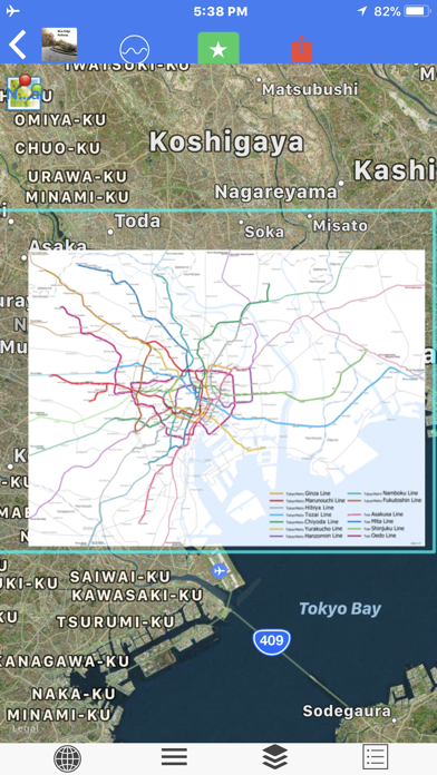 Tokyo Scale Offline Subway Map screenshot 3