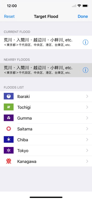 Floods Checker Kanto Japan(圖2)-速報App