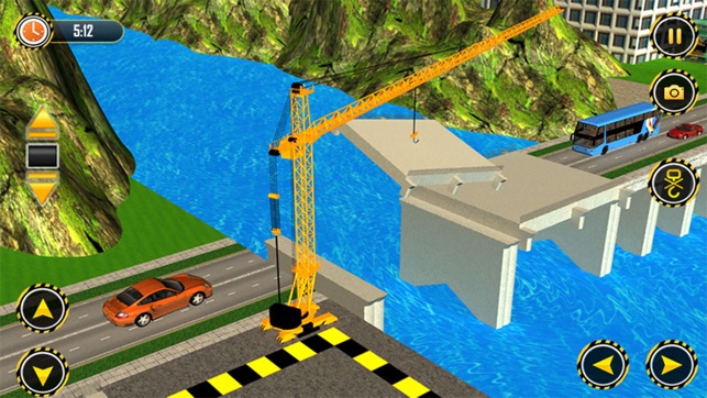 New River Bridge Road Construction Crane Simulator(圖2)-速報App