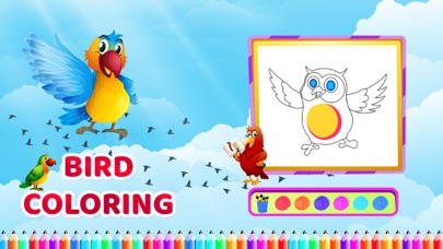 How to cancel & delete Birds Coloring Game from iphone & ipad 3