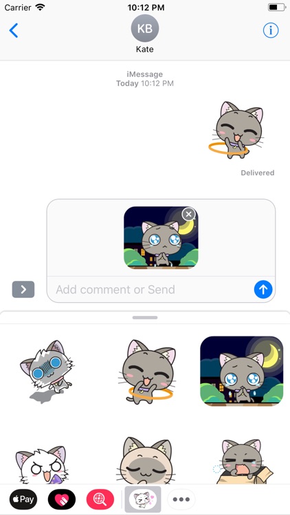 Little Cats Animated Stickers