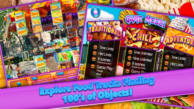 Hidden Objects Food Truck - Junk Candy Object Time(圖4)-速報App