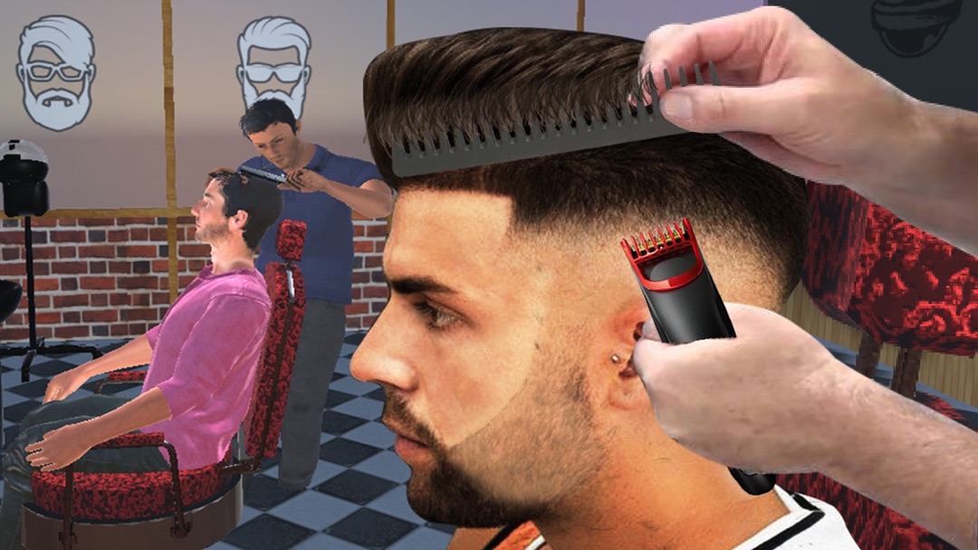 virtual barber shop games online