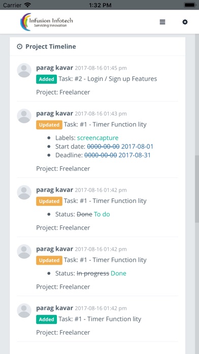 Infusion Project Manager screenshot 3