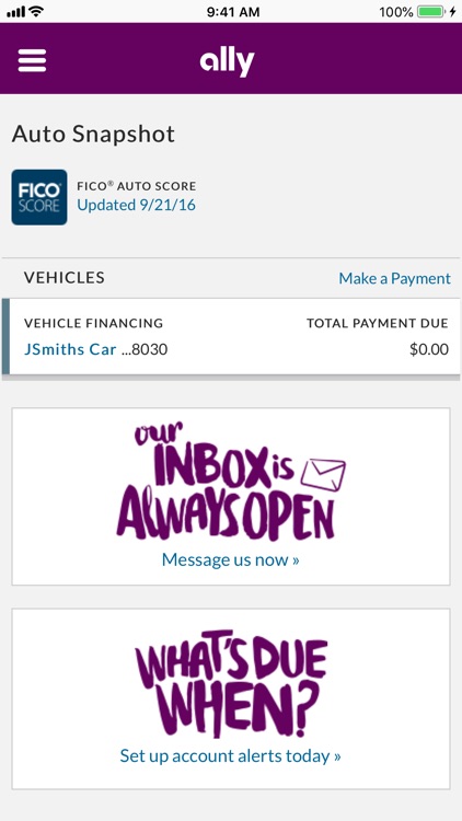Ally Auto Mobile Pay