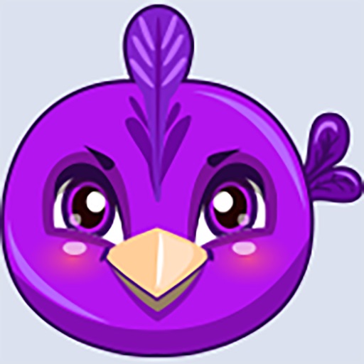 Purple Bird's Flight