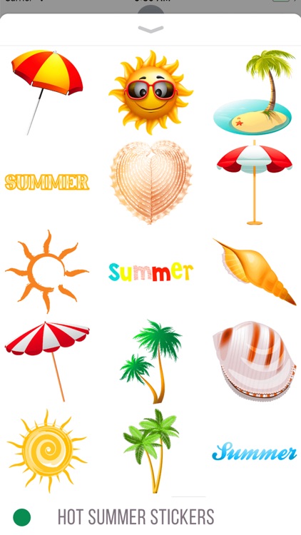 Hot Summer Stickers