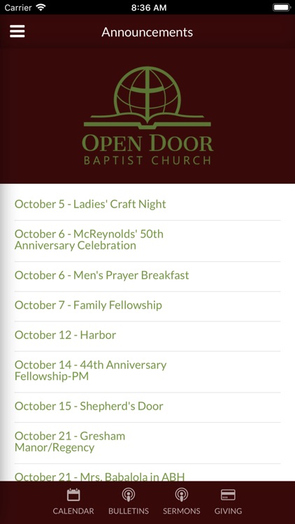 Open Door Baptist Troutdale screenshot-4