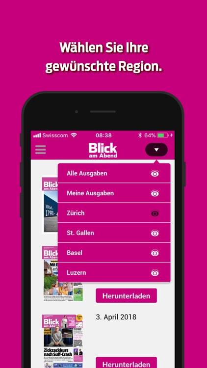 Blick am Abend E-Paper