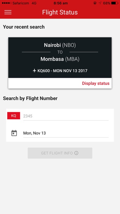 Kenya Airways screenshot 3