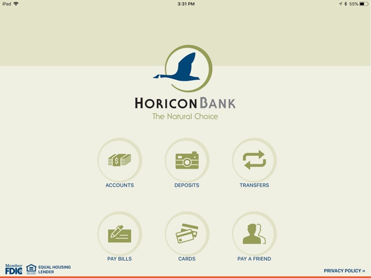 Horicon Bank Mobile for iPad