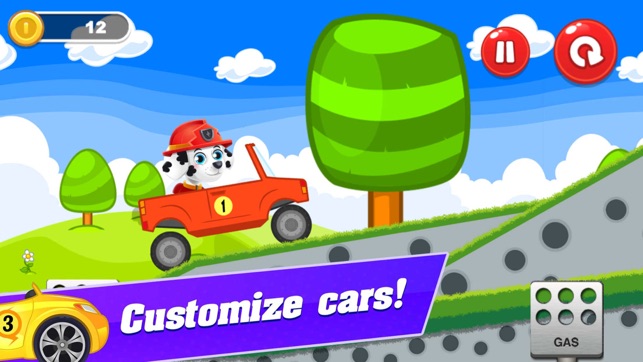 Paw Dog Car: Patrol Magic Race(圖1)-速報App