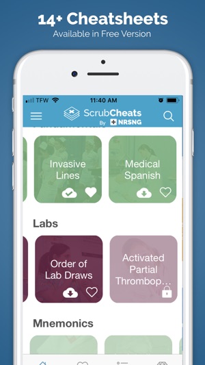 ScrubCheats - Nursing by NRSNG(圖1)-速報App