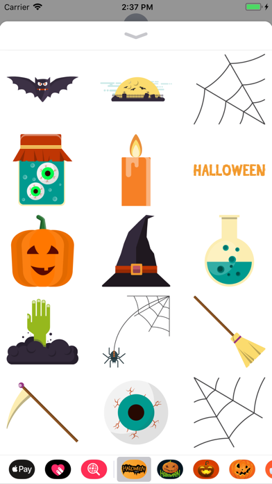 Happy Halloween Crawly Sticker screenshot 3