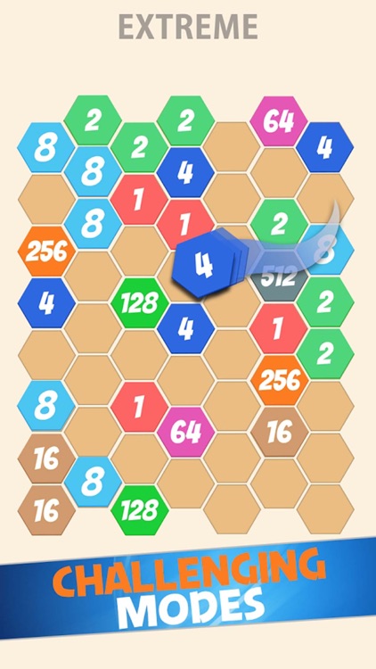 Hexagon 2048-new word fun games screenshot-3