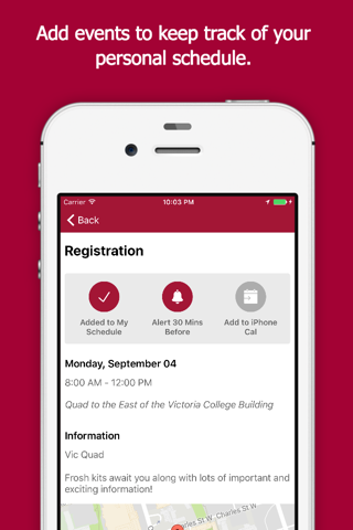 Victoria College App screenshot 3