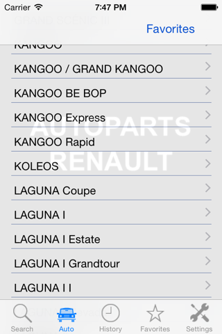 Autoparts for Renault screenshot 3