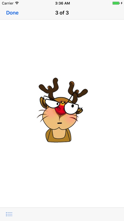 Animated Funny Xmas Reindeer screenshot-4