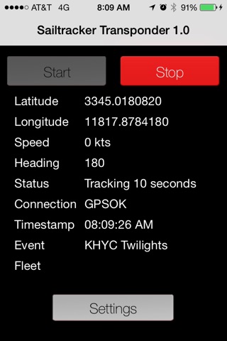 Transponder screenshot 2