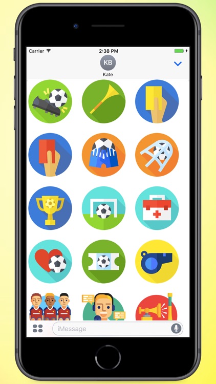 Football Icons Stickers