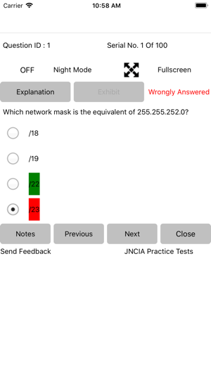 Exam Sim For JNCIA Junos(圖8)-速報App