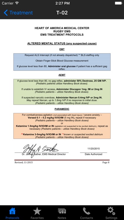 HAMC/Rugby EMS Protocols