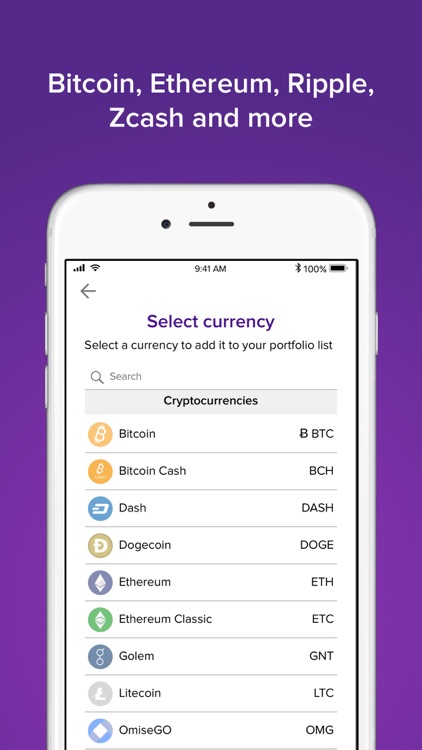 Abra: Bitcoin, XRP, LTC