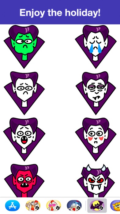 Dracula - Halloween stickers screenshot 4