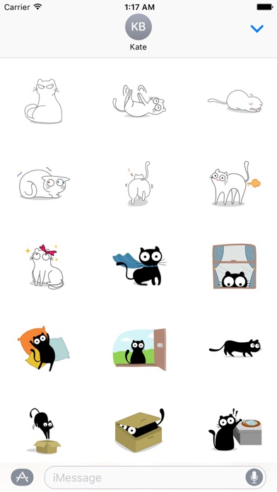 Love and Cat Sticker Pack screenshot 2