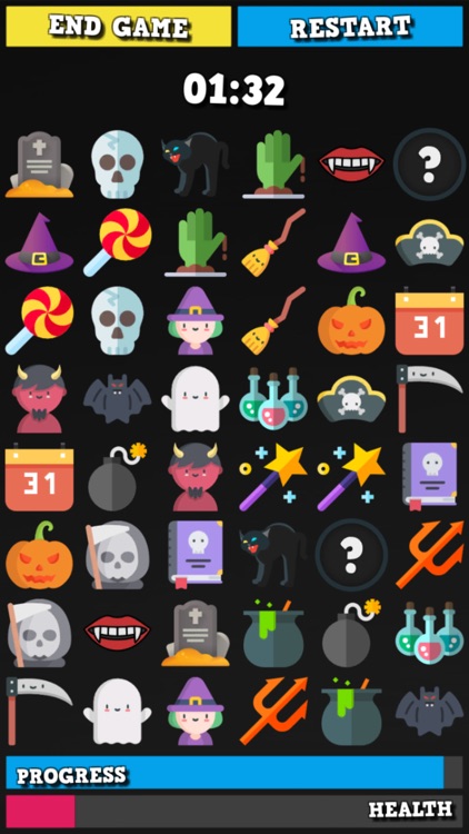 Memory Match Halloween screenshot-3