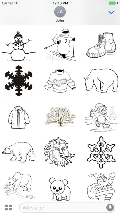 Winter Drawings Pack