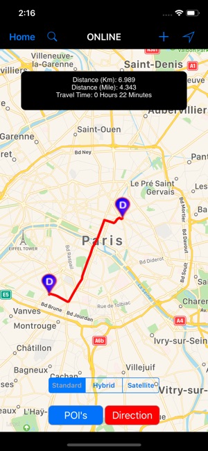 Paris (France) Travel Map(圖3)-速報App