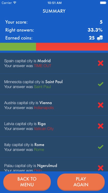 European Capitals & World Cities Geo Quiz Trivia screenshot-4