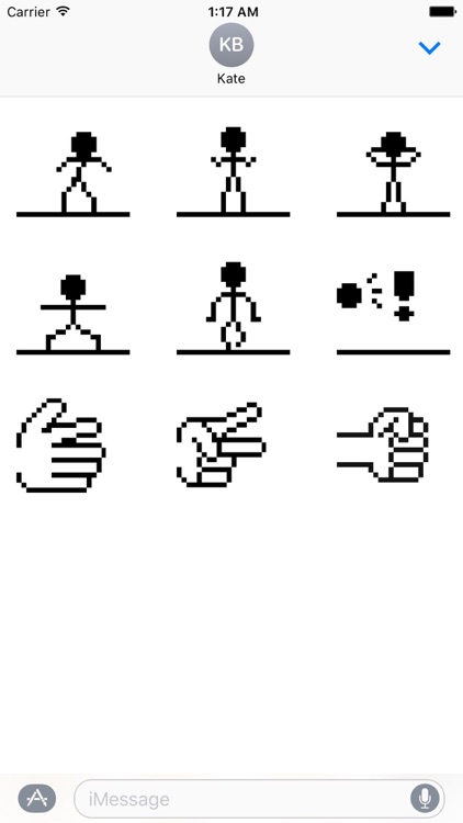 Animated Pixel Stick Figure