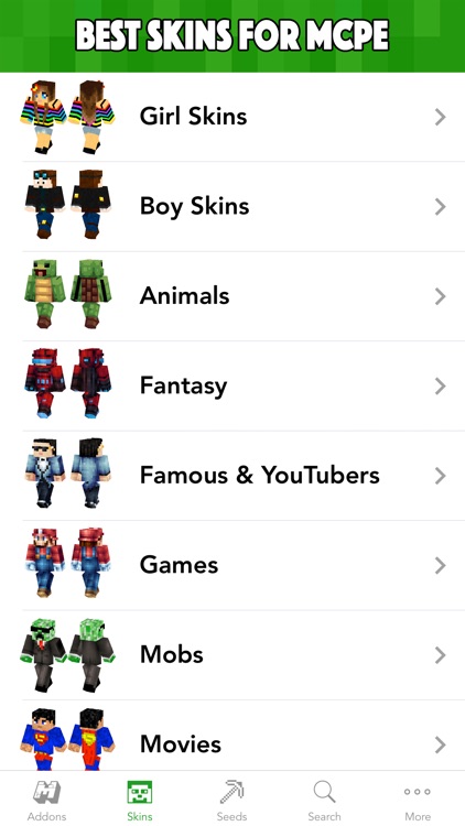 MCPE Planet - Addons, Maps, Skins for Minecraft PE