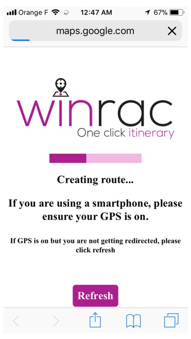 Winrac - GPS Route Finder screenshot 2