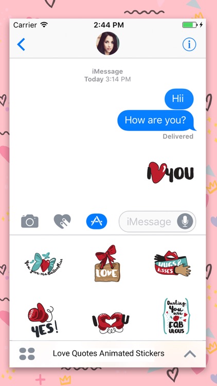 Love Quotes : Animated Sticker