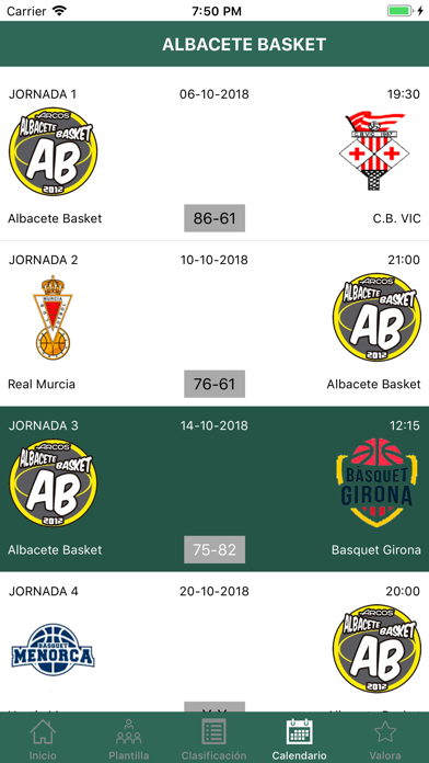 Albacete Basket screenshot 4