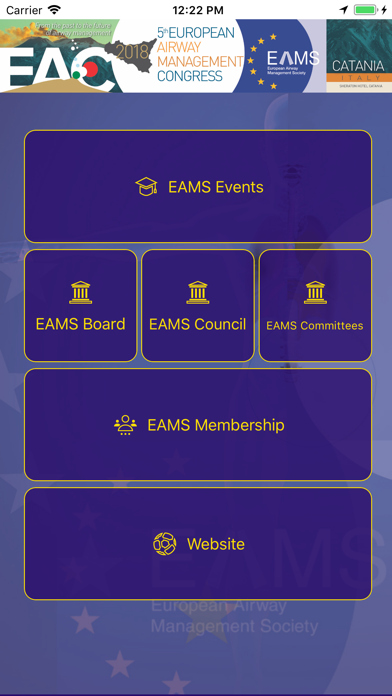 EAMS screenshot 2