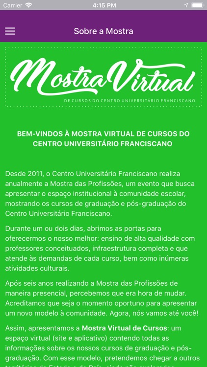 Mostra Virtual de Cursos screenshot-3