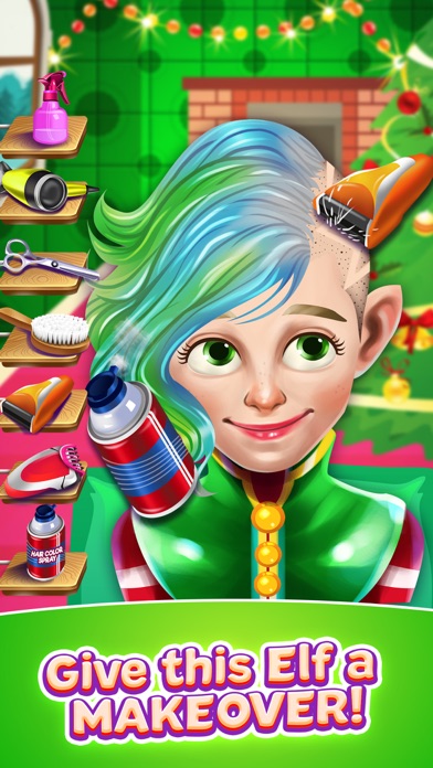 Christmas Hair Shave Salon Fun screenshot 2