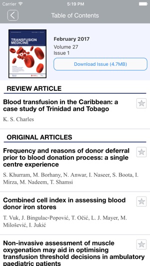 Transfusion Medicine